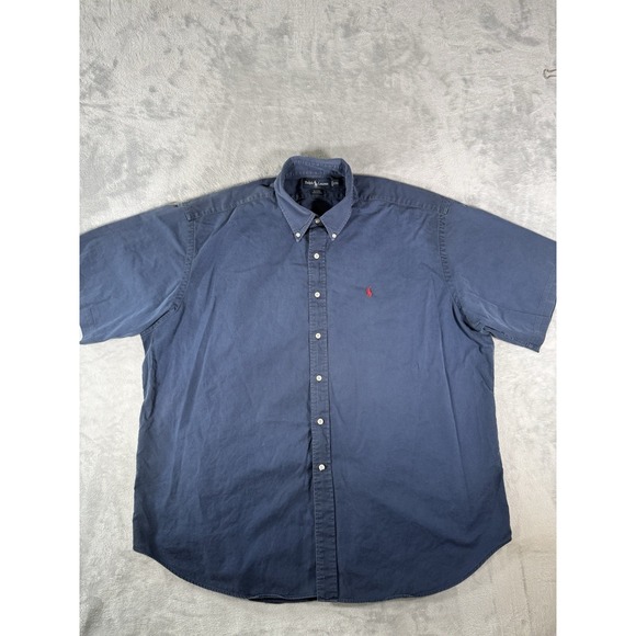 Ralph Lauren Other - Ralph Lauren Shirt Mens 2XL Blue Blaire Short Sleeve Button Up